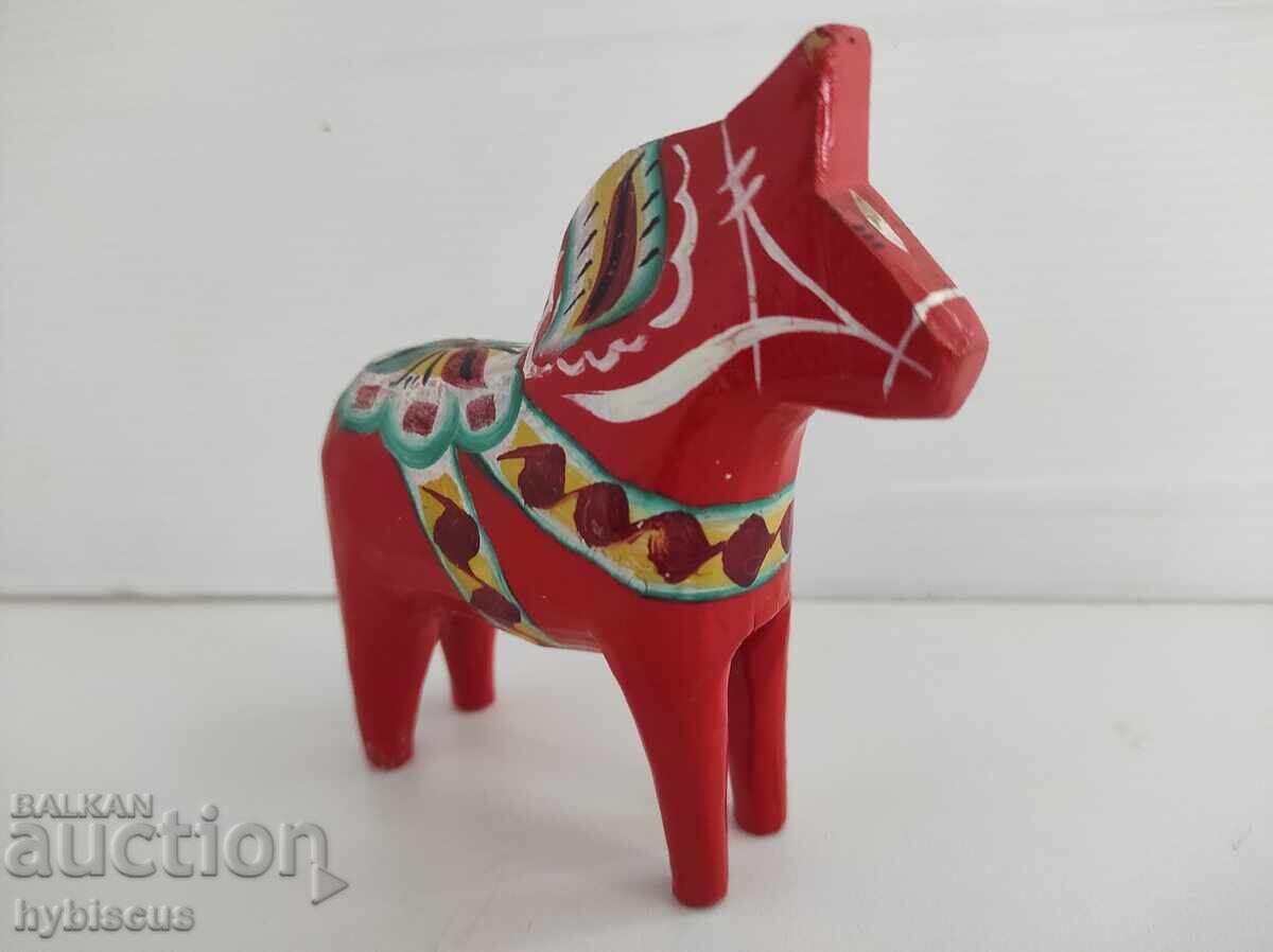 Σουηδικό ξύλινο άλογο "Νταλάρνα" με τιμή 15.00 BGN | € 7.67