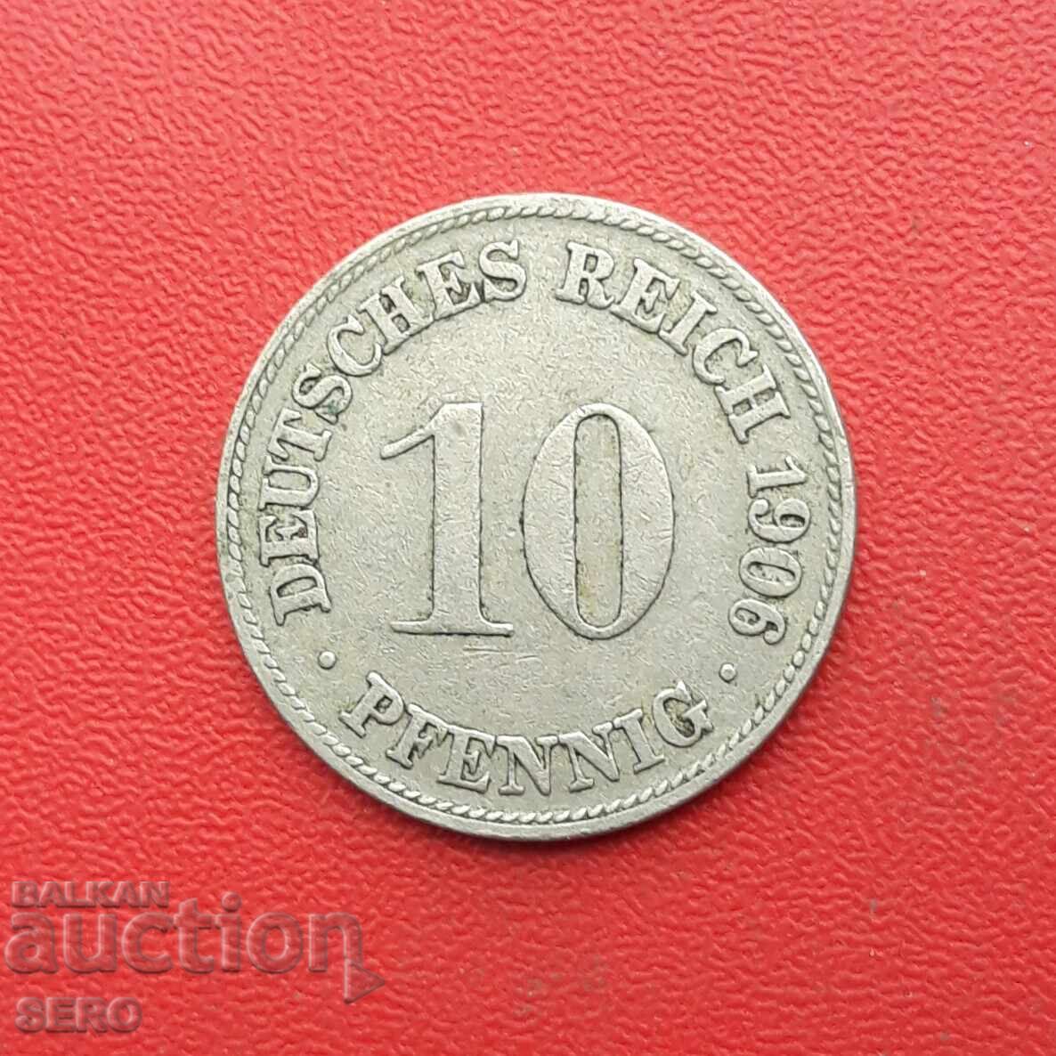 Germany-10 pfennig 1906 D-Munich