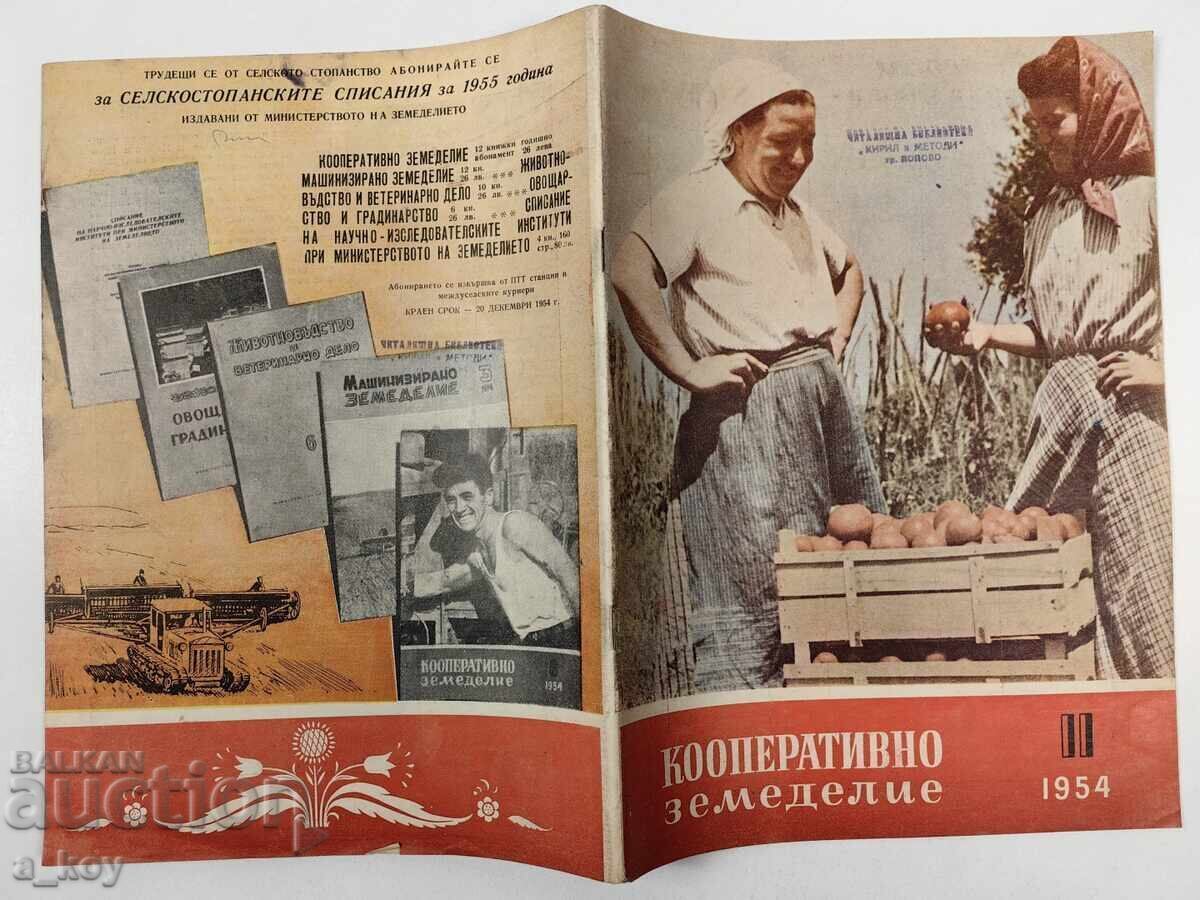 1954 COOPERATIVA AGRICOLĂ SOCIALISTĂ REVISTĂ ZIAR NRB TKZS