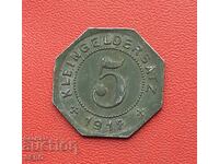 Germany - Baden-Württemberg - Tübingen - 5 Pfennig 1917