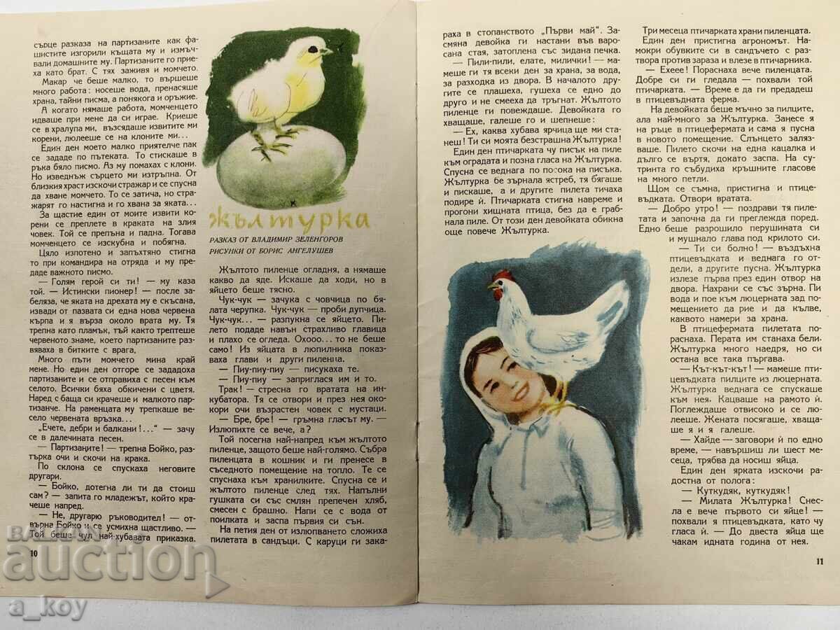 1956 ДРУЖИНКА СОЦ ДЕТСКО СПИСАНИЕ ВЕСТНИК НРБ СТОМНА НОСИЯ - 5