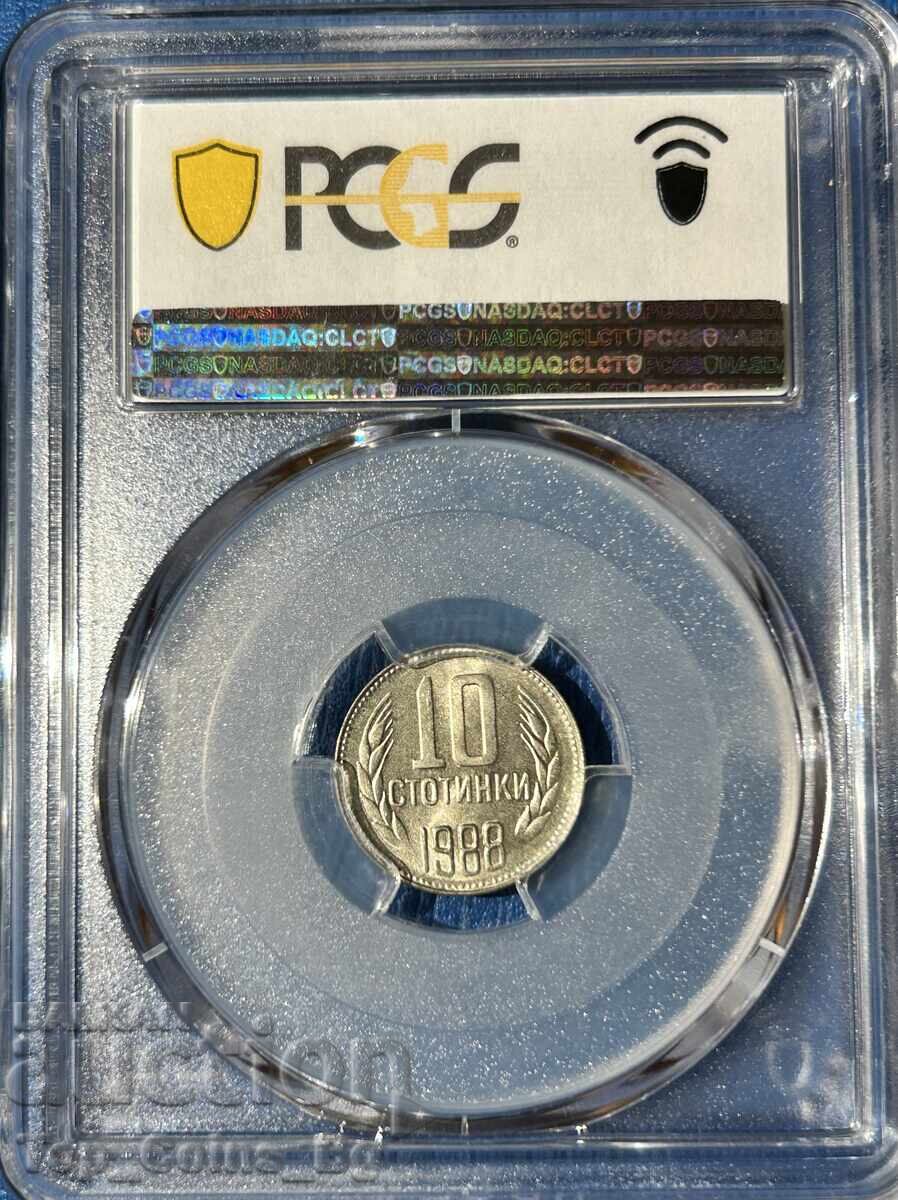 10 Centi 1988 MS66 PCGS 43040370 - 5