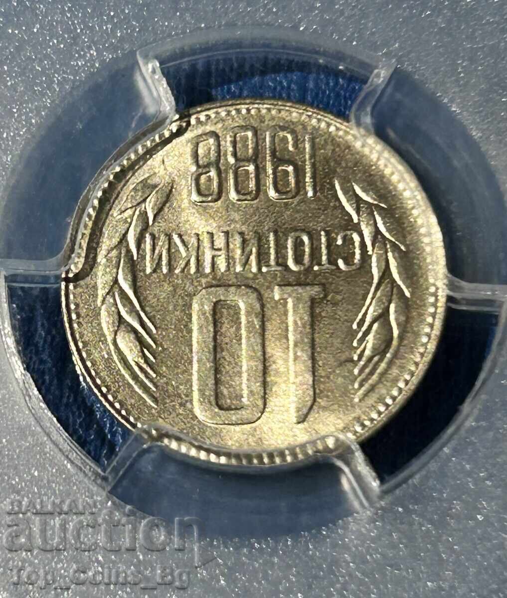 10 Centi 1988 MS66 PCGS 43040370 - 7