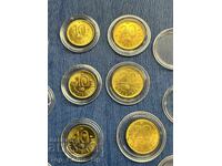 UNC set 3 x 10 and 20 stotinki 1992 stamps