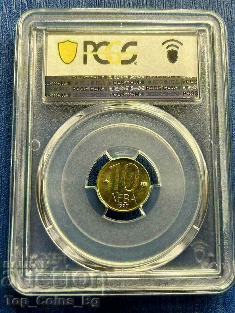 10 BGN 1997 MS64 PCGS 47383673 - 5