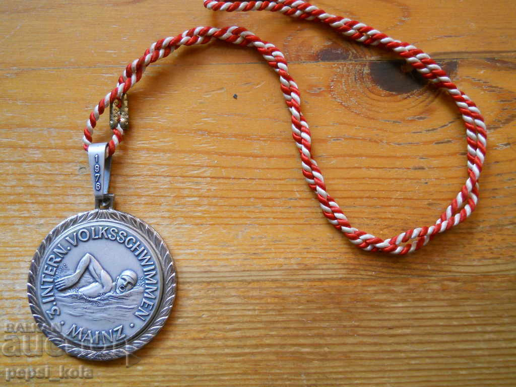 Δημοπρασία Μετάλλιο - 3η Διάσχιση του Ρήνου - Μάιντς 1976 - Ασημένιο Δημοπρασία Μετάλλιο - 3η Διάσχιση του Ρήνου - Μάιντς 1976 - Ασημένιο