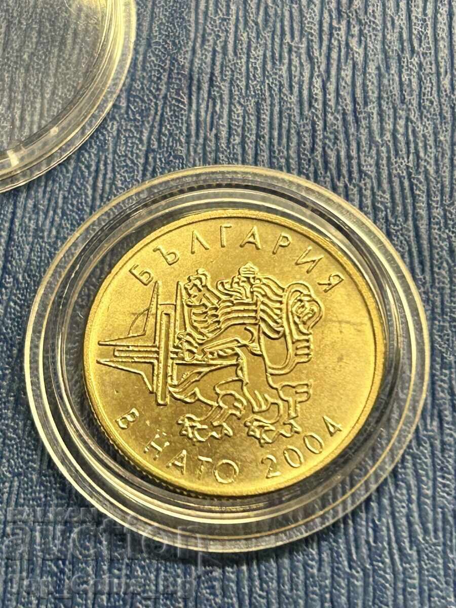 Auction  50 stotinki 2004 UNC Bulgaria in NATO 1