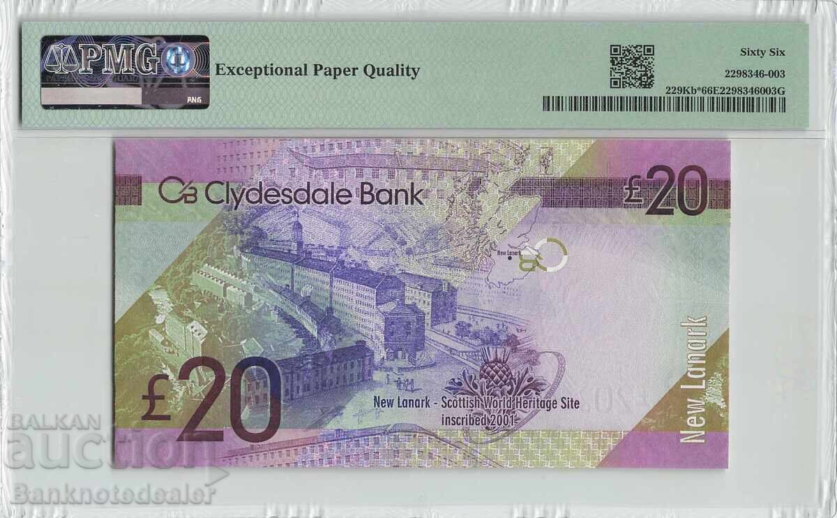 Scotland 20 Pounds 2013 Replacement Banknote 229Kb PMG Gem 66 with price 350.00 BGN | € 178.95