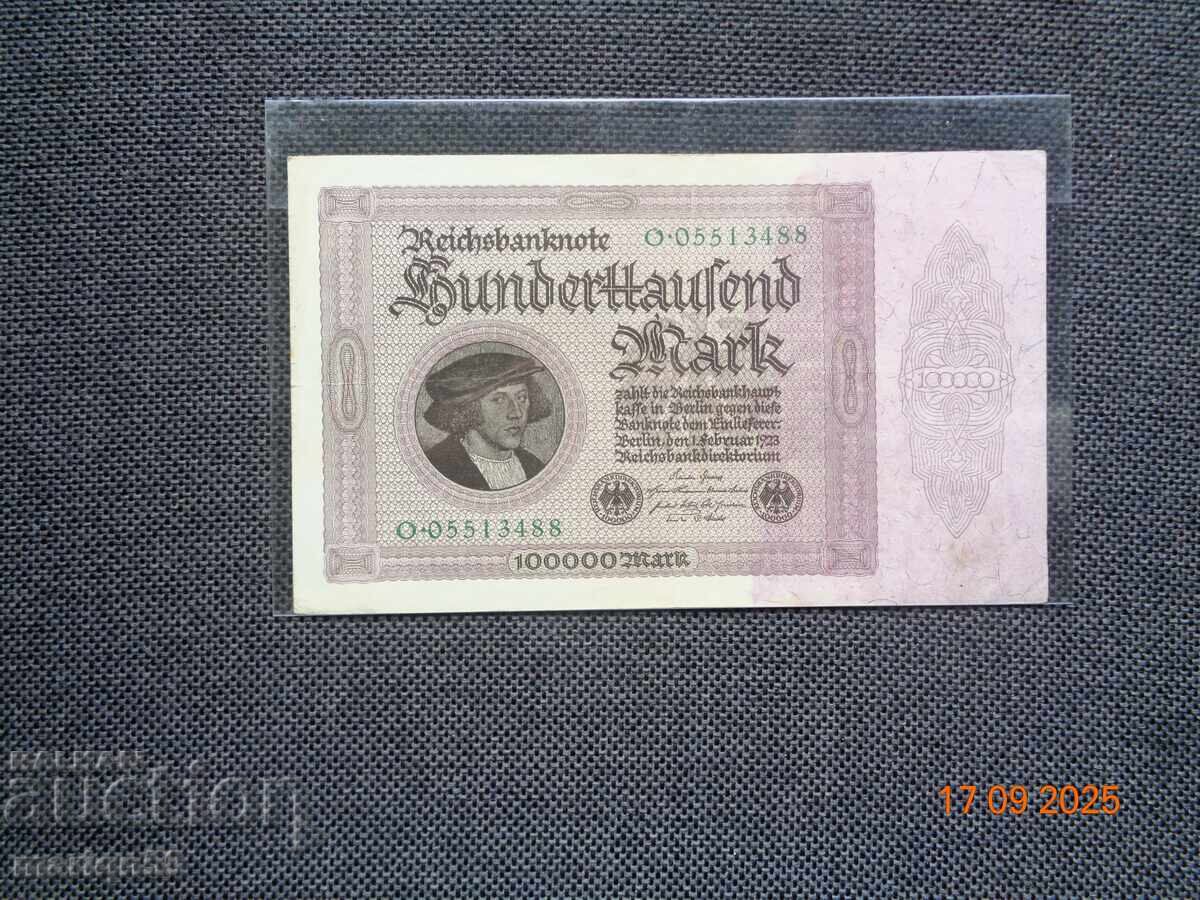 Excelent 100.000 de timbre -1923 Excelent 100.000 de timbre -1923