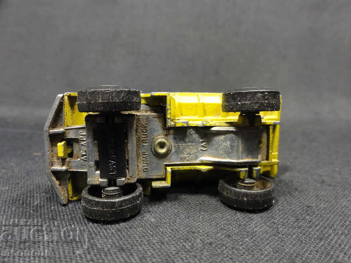 OLD RETRO METAL MATCHBOX ENGLAND DUMP TRUCK - 6