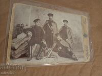 Снимка картон фотография Военна Владиков