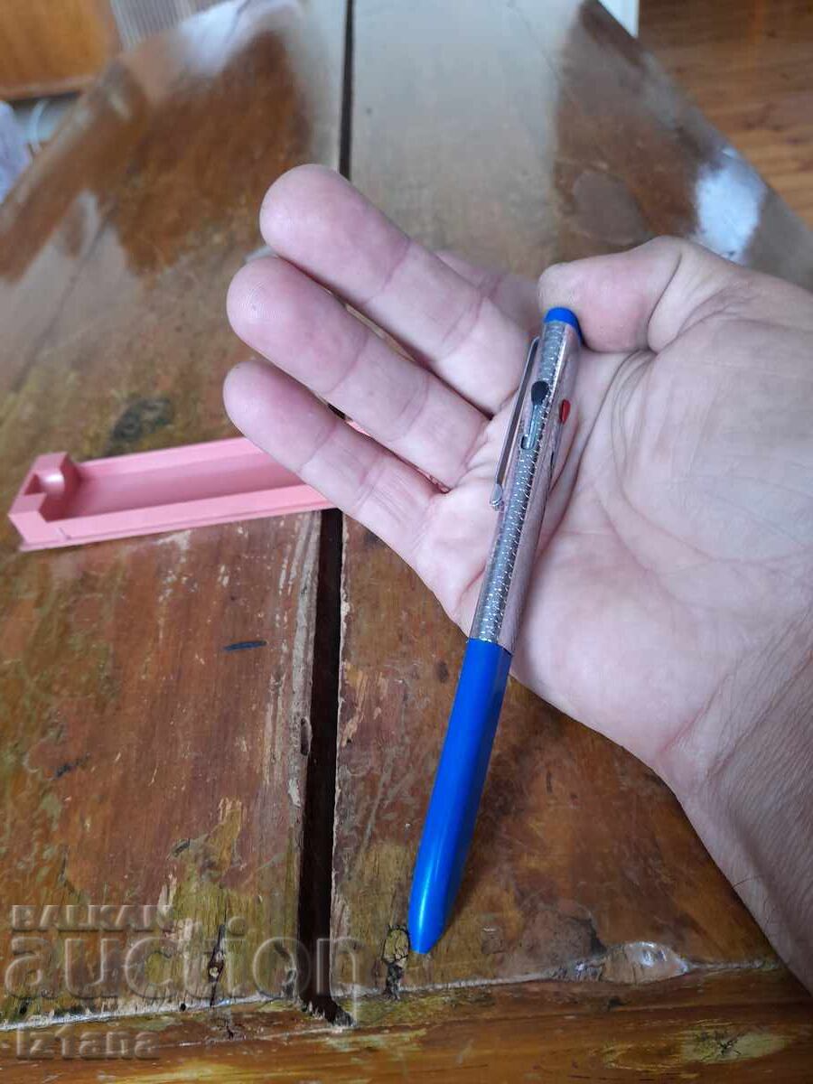 Παλιό πολύχρωμο στυλό, χημικό, στυλό - 6