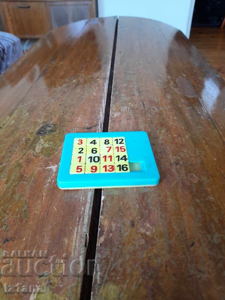 An old children's game, stacking tile, stacking