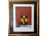 Стоян Цанев - картина, , 69 х 58 см., 1990 г. + подарък