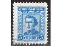 1958. Ουρουγουάη. Στρατηγός Χοσέ Αρτίγας - νέο χρώμα