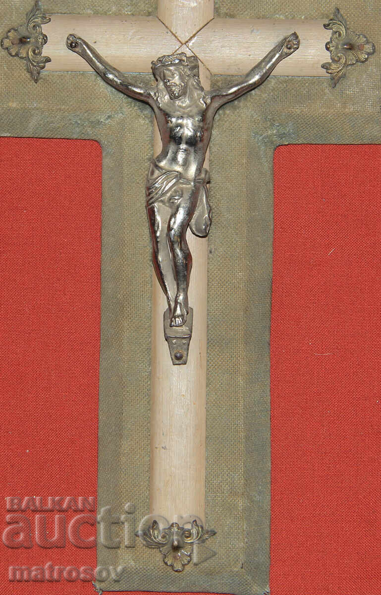 Old handmade cross, Crucifix - 5