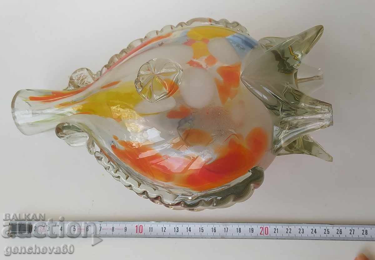 Красива голяма ваза тип Мурано/букет цветя - 5 Красива голяма ваза тип Мурано/букет цветя - 5