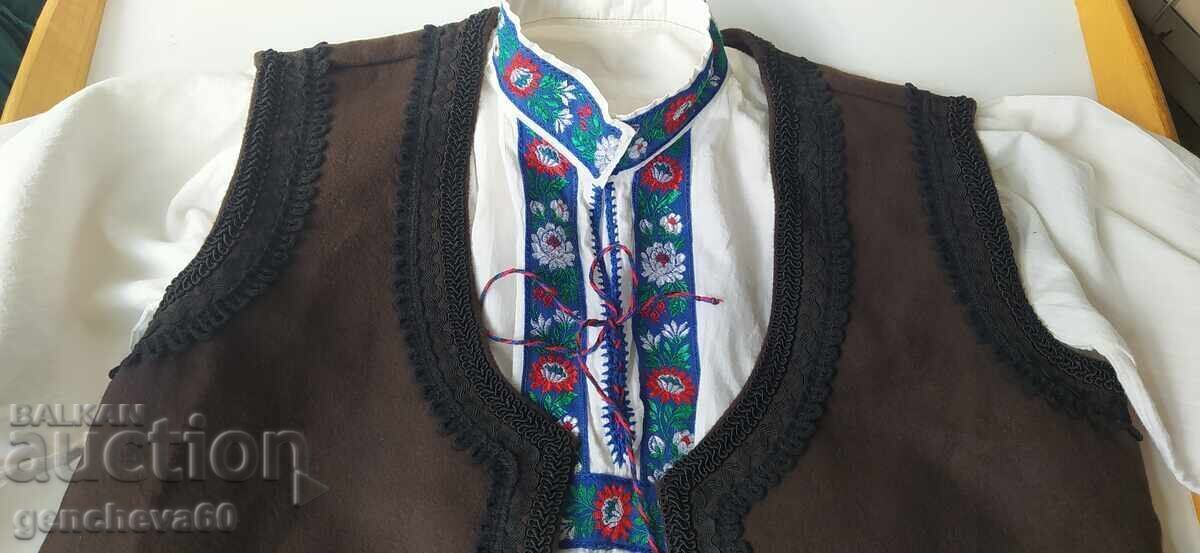 Children's/Teen's shirt and vest with braid, folk costume with price 50.00 BGN | € 25.56 Children's/Teen's shirt and vest with braid, folk costume with price 50.00 BGN | € 25.56