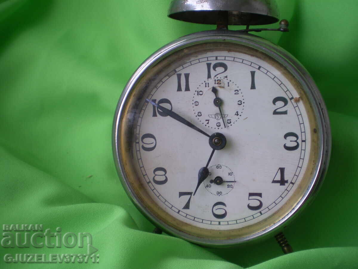 Rare 1930s Kienzle Germany Desk Alarm Clock - 6