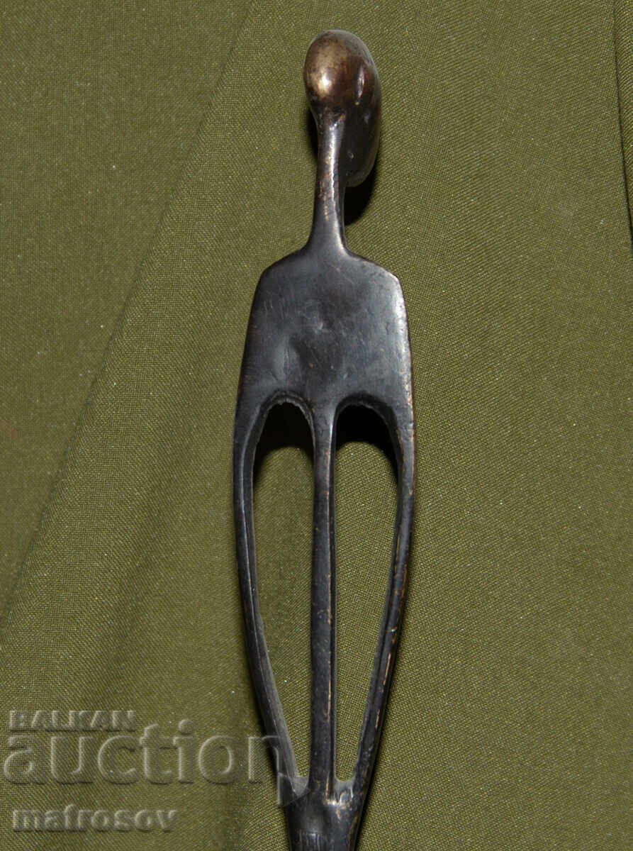 Bronze figure African motifs statue - 7