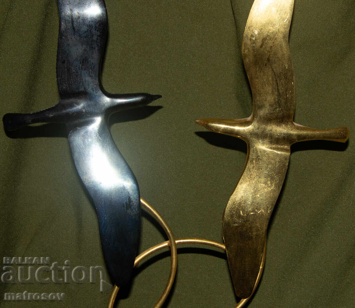 Brass decorative statue sculpture birds - 5