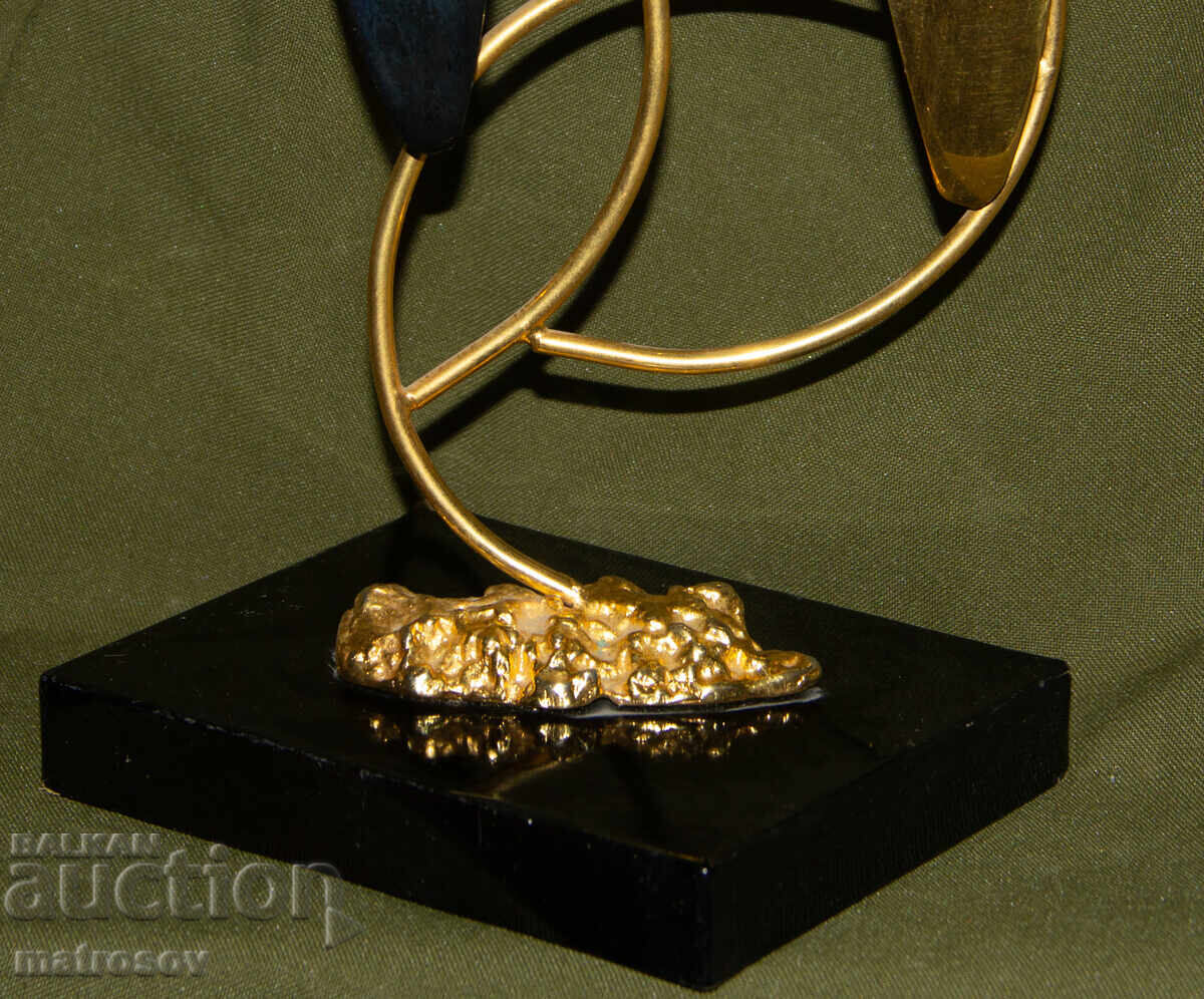 Brass decorative statue sculpture birds - 6