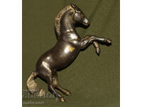 Sculptură originală din bronz, cal în picioare