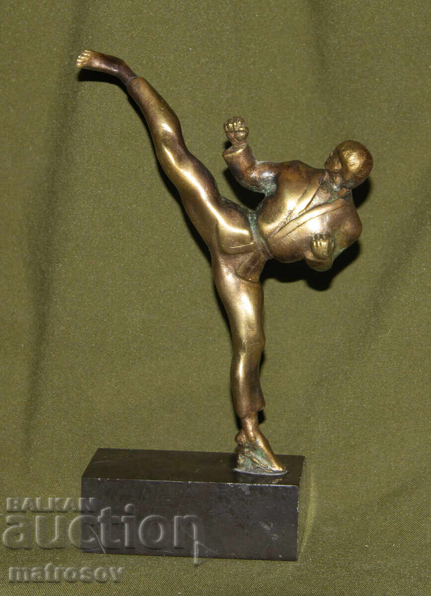 Original bronze sculpture, sports theme with price 350.00 BGN | € 178.95