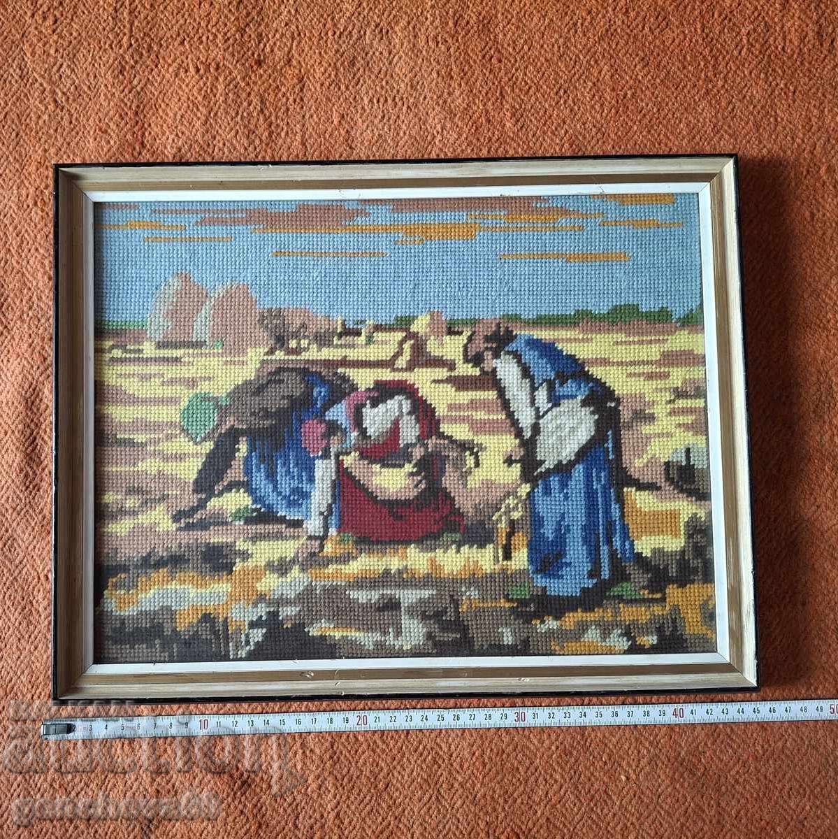 Красив рамкиран гоблен 34/44см с цена 30.00 лв. | € 15.34