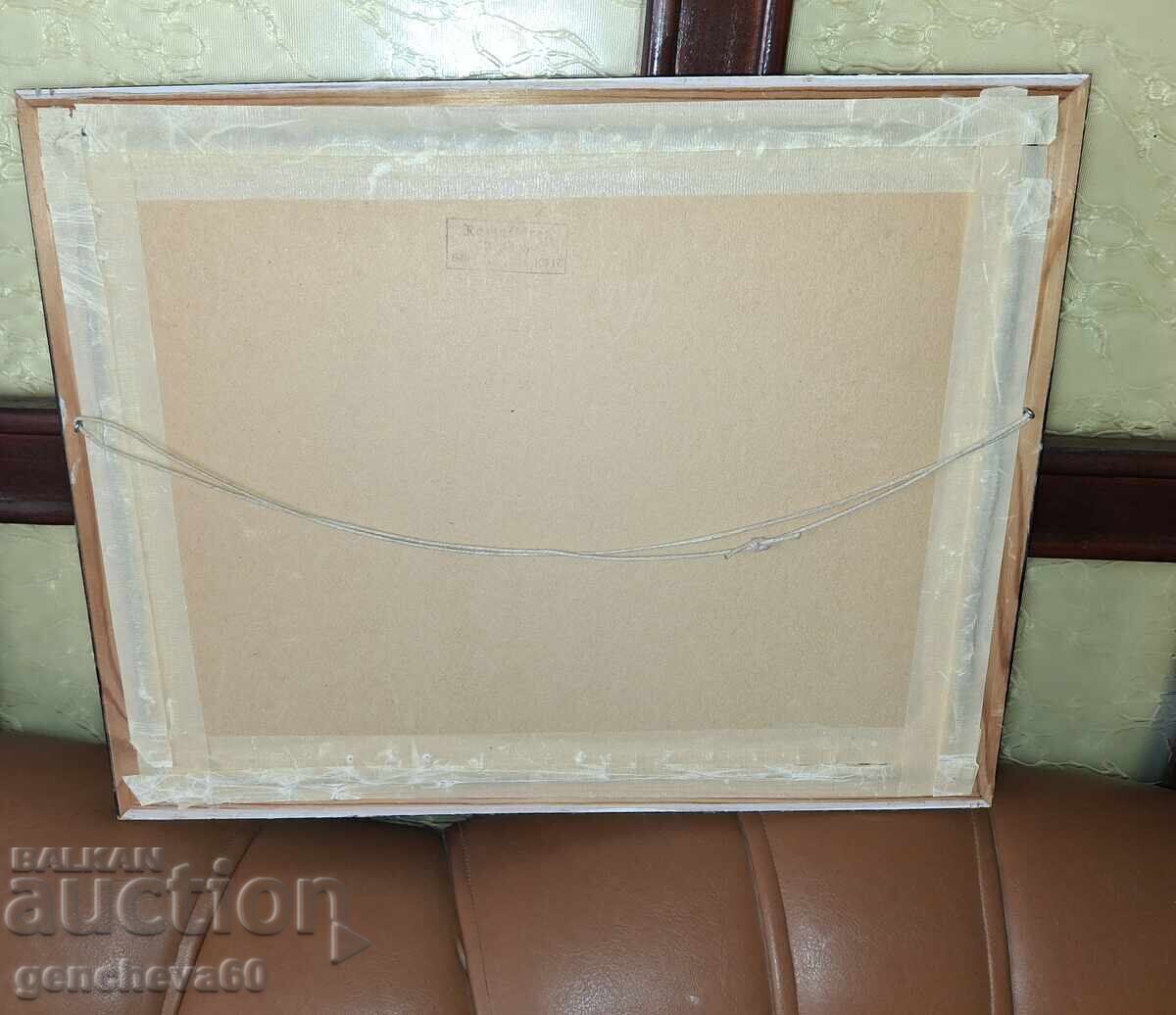 Аукцион Красив рамкиран гоблен 34/44см