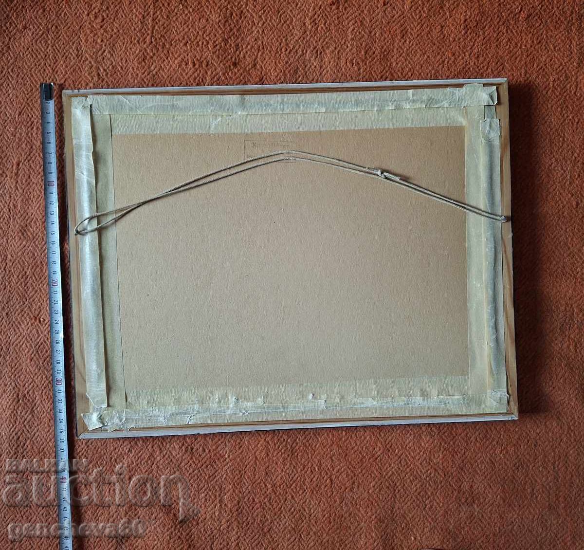 Όμορφο κεντημένο κάδρο 34/44εκ - 5