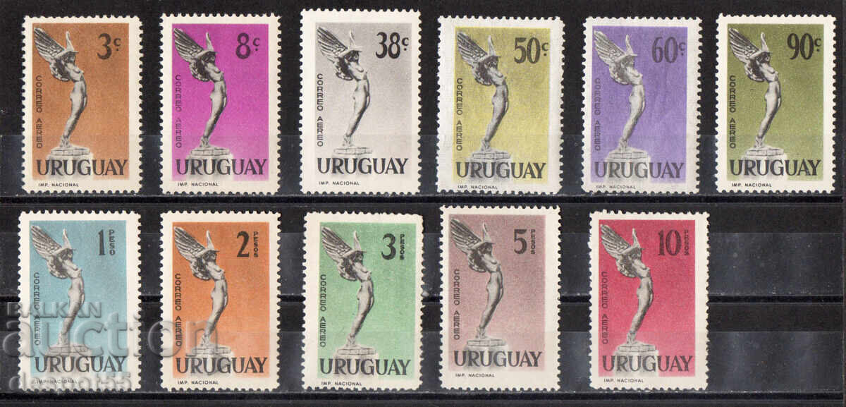 1959. Uruguay. Poștă aeriană - căpitanul Boizo Lanza