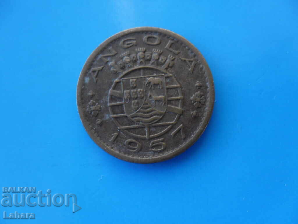 50 Centavos 1957 Angola with price € 2.05 | 4.01 BGN