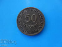 50 Centavos 1957 Angola