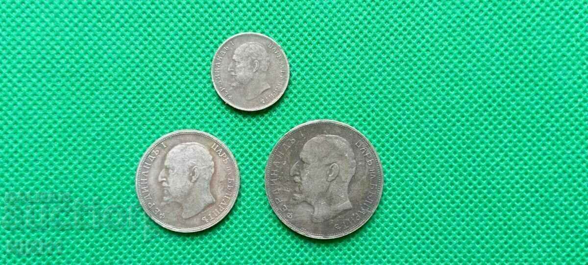 ЛОТ монети копие 50 стотинки 1 лев 2 лева 1916 България с цена 29.00 лв. | € 14.83