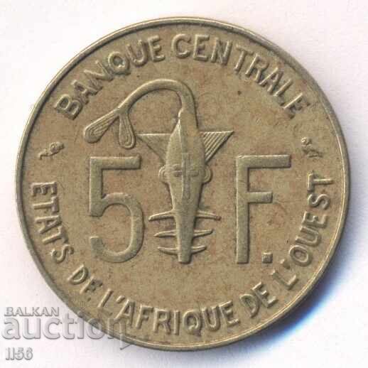 West Africa - 5 Francs 1965