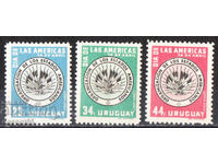 1958. Ουρουγουάη. Αεροπορικό Ταχυδρομείο - Ημέρα Βόρειας και Νότιας Αμερικής