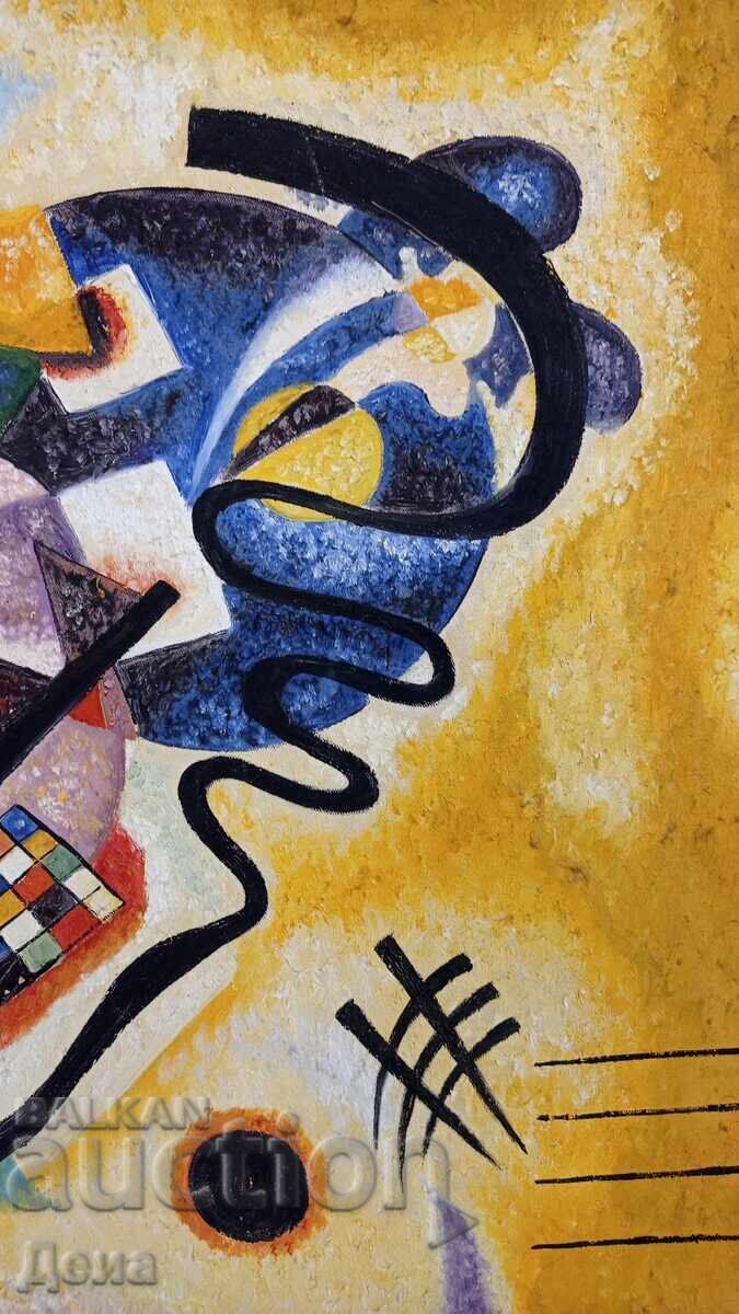 Old painting "Kandinsky" style - 5 Old painting "Kandinsky" style - 5