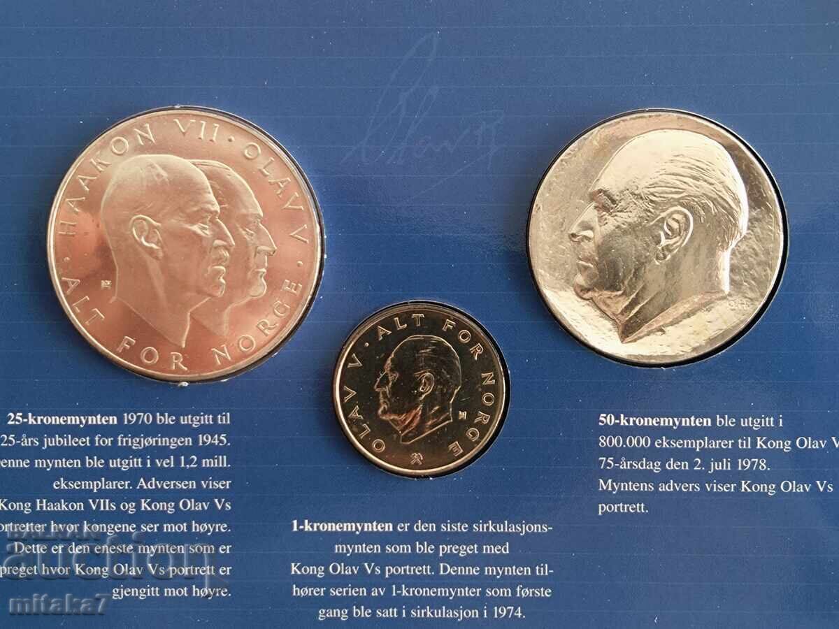 Аукцион Сет 50 крони 1978/25 крони 1970, Норвегия