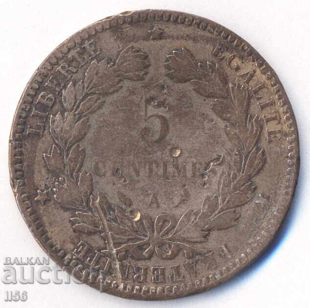 France - 5 Centimes 1896 A