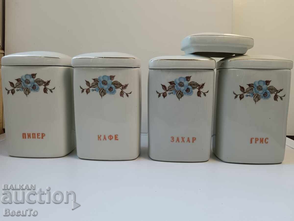 Πορσελάνινα βάζα για μπαχαρικά, συνολική τιμή