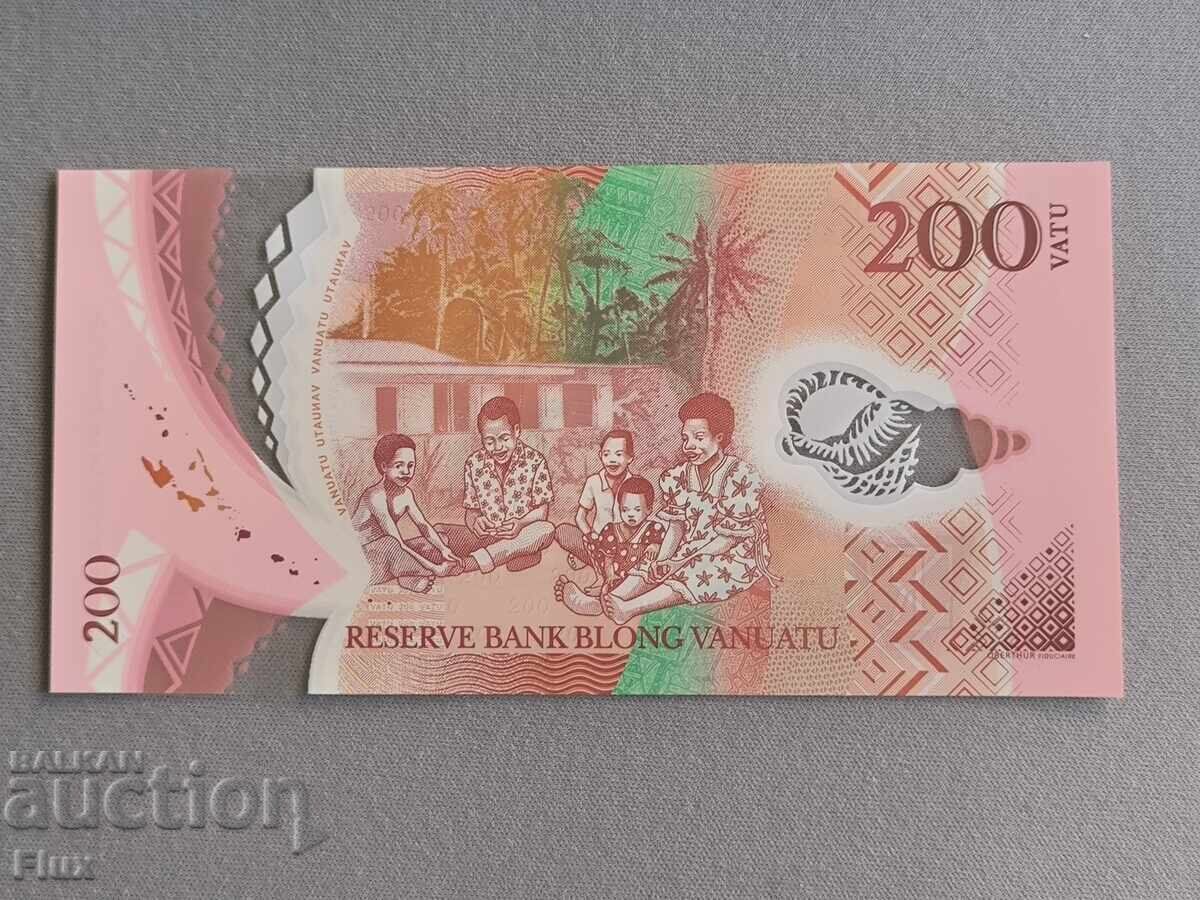 Банкнота - Вануату - 200 вату UNC | 2020г. с цена 16.00 лв. | € 8.18