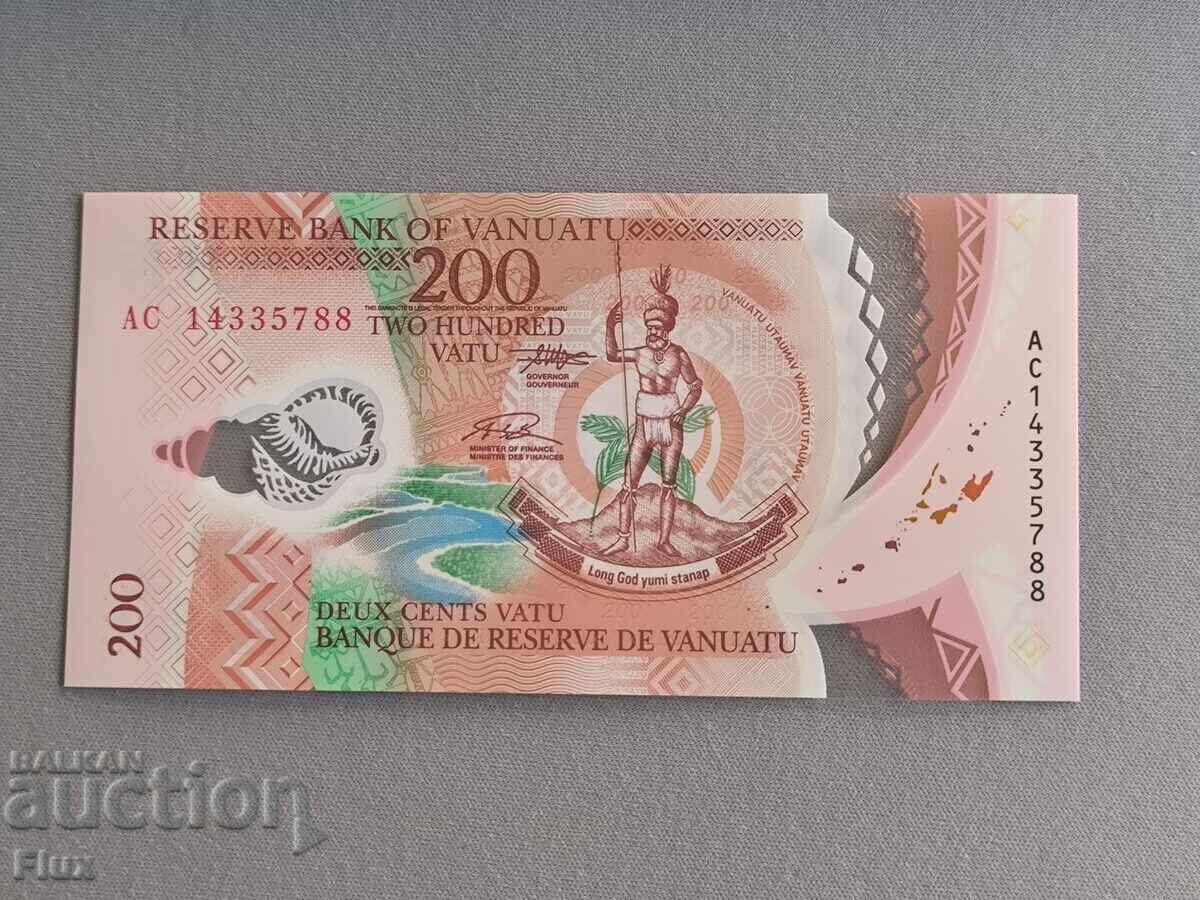 Банкнота - Вануату - 200 вату UNC | 2020г.