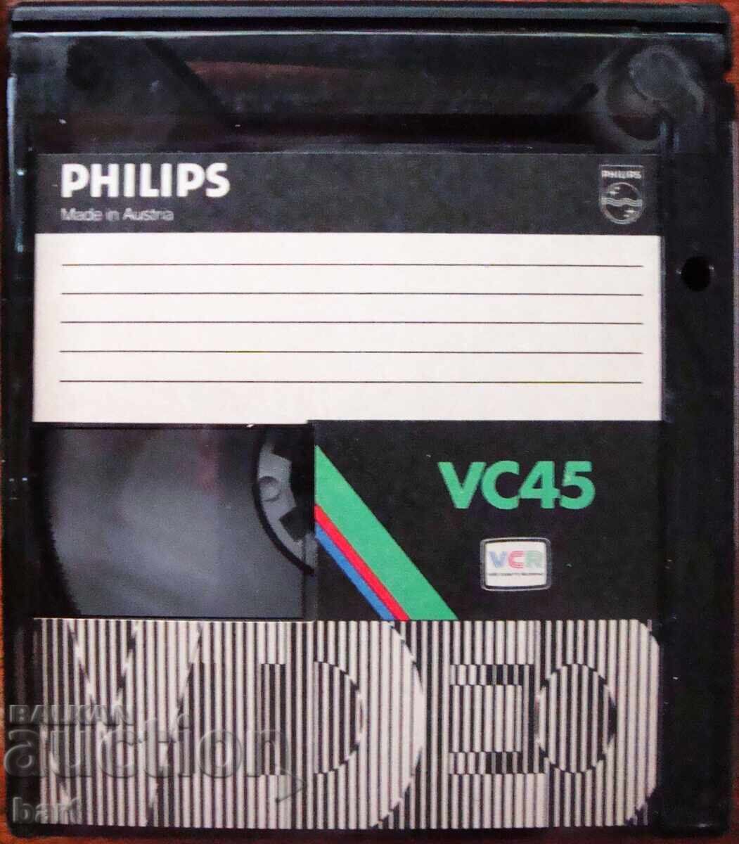 1 piece Philips VC 45 cassettes