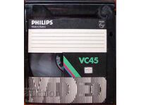 1 piece Philips VC 45 cassettes