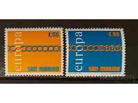 San Marino 1971 Europe CEPT MNH