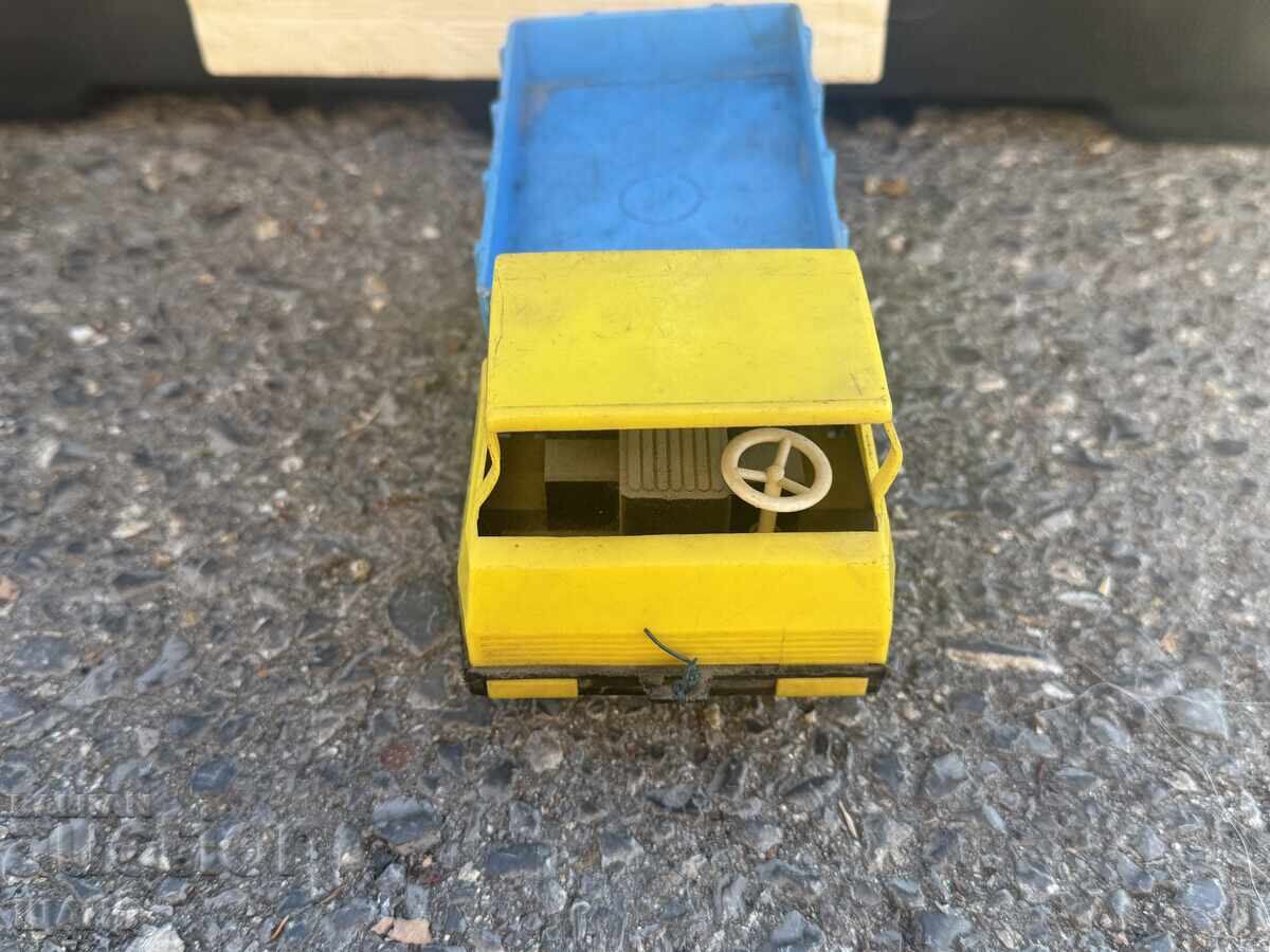 Old plastic toy truck model with price 10.30 BGN | € 5.27