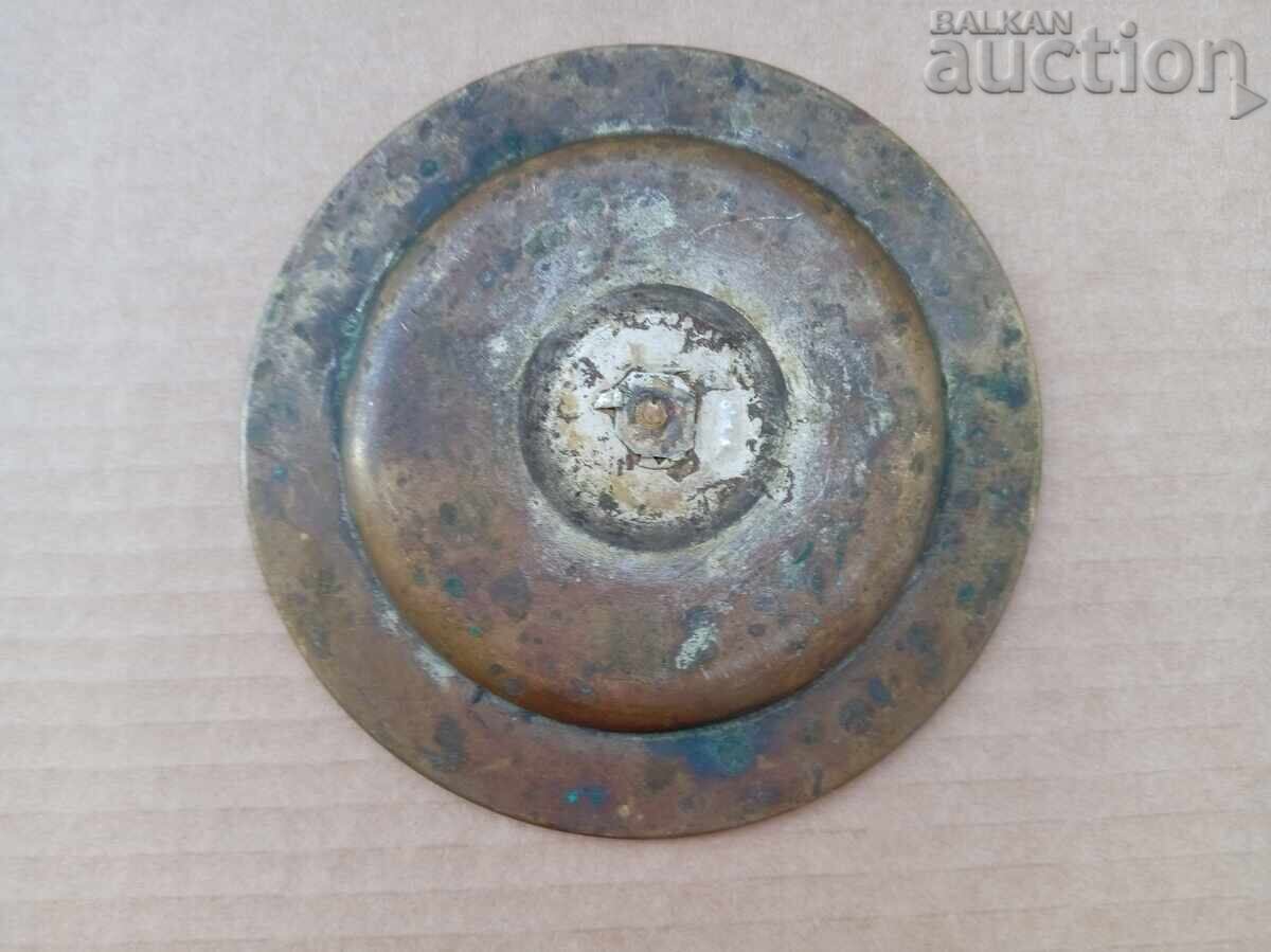 Παλαιός αναγεννησιακός δίσκος οικιακό πιάτο τελετουργίας δίσκος Ιησούς - 7