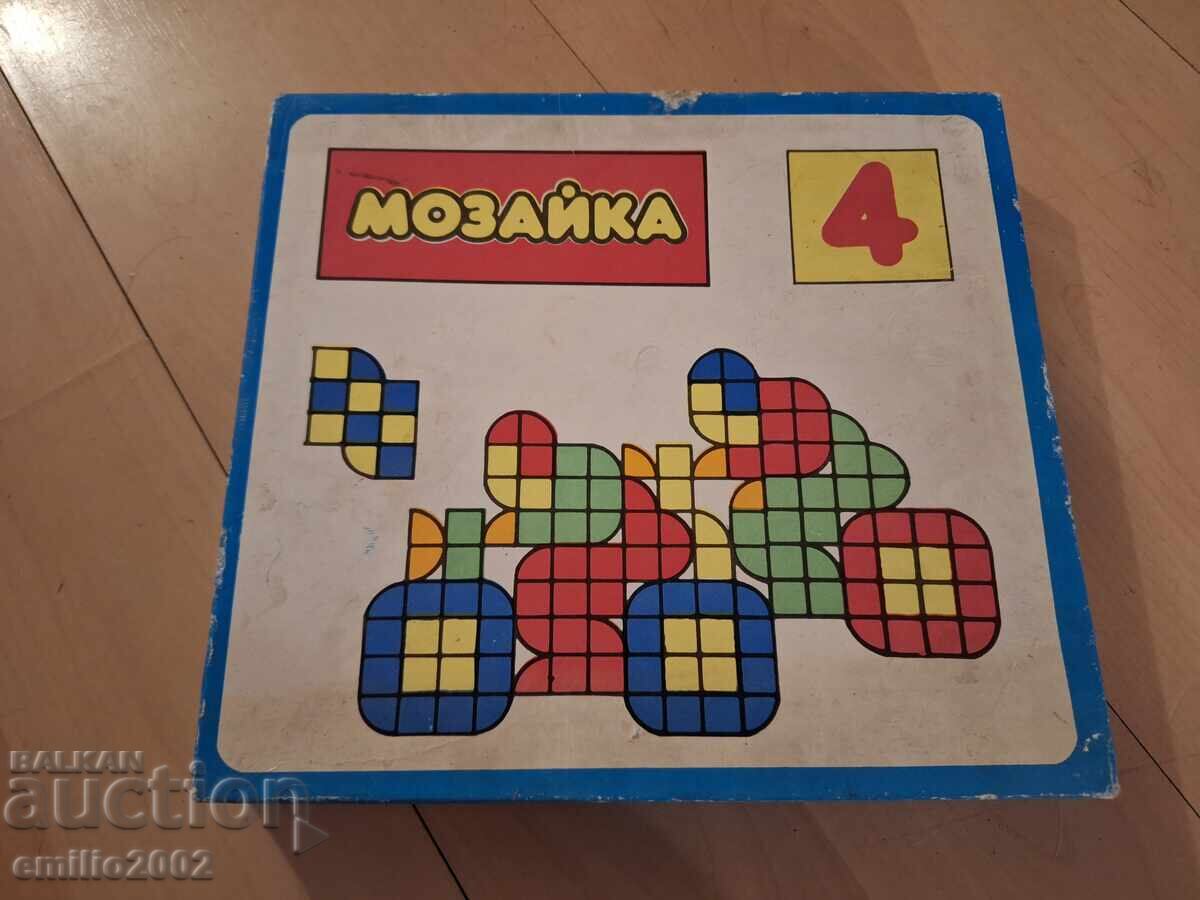 Children's mosaic number 4 with price 9.00 BGN | € 4.60