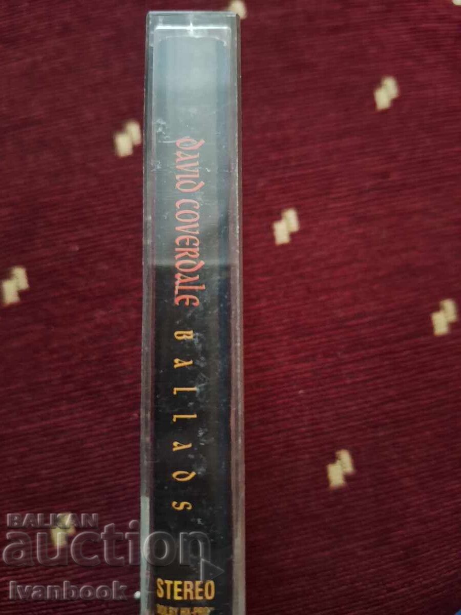 Audio cassette - David Coverdale with price 3.00 BGN | € 1.53